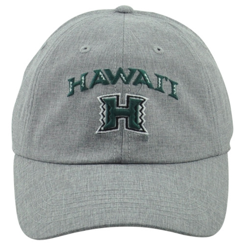 NCAA Captivating Hawaii Warriors 1907 Curved Bill Adults Adjustable Gray Hat Cap