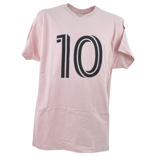 MLS Sports Inter Miami Lionel Messi #10 Soccer Futbol Rose Men Tshirt Tee