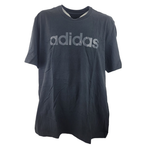 Adidas Original Brand Logo Mens Black Short Seeve Crew Neck Tshirt Tee X-Large
