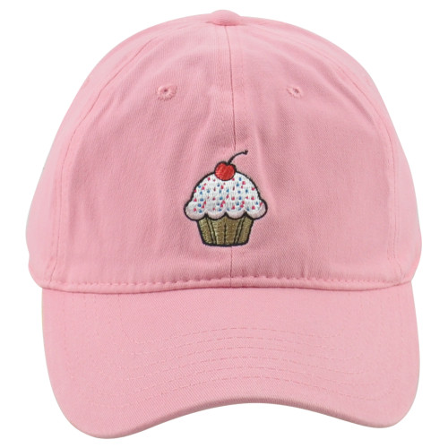 Concept One Cupcake Pink Adults Curved Bill Adjustable Funny Novelty Hat Cap