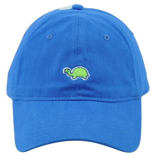 Block Headwear Coopers Cove Turtle Royal Blue Curved Bill Adjustable Hat Cap