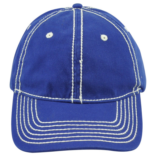 American Needle Relaxed Blank Solid Royal Blue Adjustable Adults Unisex Hat Cap