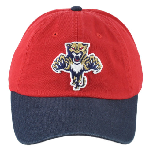 NHL American Needle Florida Panthers Red Navy Relaxed Adjustable Adults Hat Cap