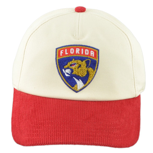 NHL American Needle Florida Panthers Burnett Corduroy Snapback Adults Hat Cap