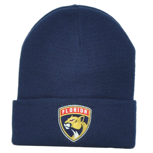 NHL American Needle Florida Panthers Adults Cuffed Winter Skully Knit Beanie Hat
