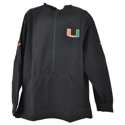 NCAA Adidas Miami Hurricanes Jacket Sweater Reflective Climate Men