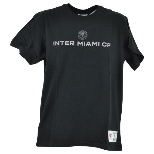 MLS Mitchell & Ness Inter Miami Black Adults Man Soccer Futbol Tshirt Tee