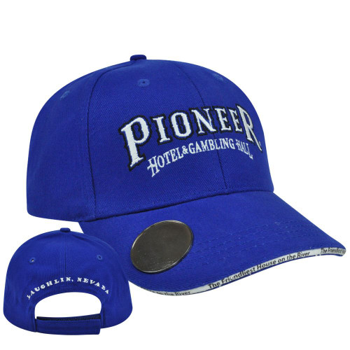 Pioneer Hotel And Gambling Hall Built In Bottle Drink Beer Opener Hat Cap Velcro