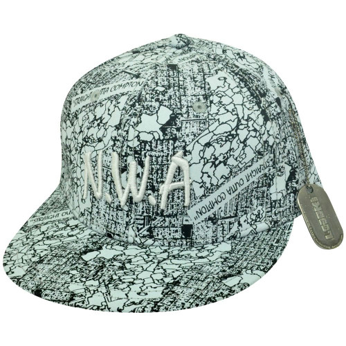 N.W.A Niggaz Wit Attitudes Hip Hop Music Group Compton Fitted 7 5/8 Mens Hat Cap