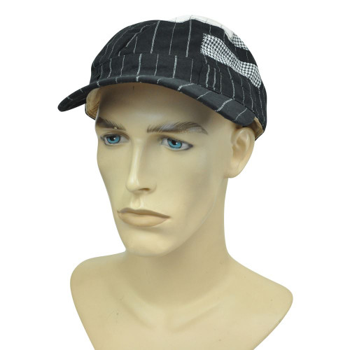 Brand Peter Grimm Pin Stripes Fitted Houndstooth Fitted Large Fatigue Hat Cap