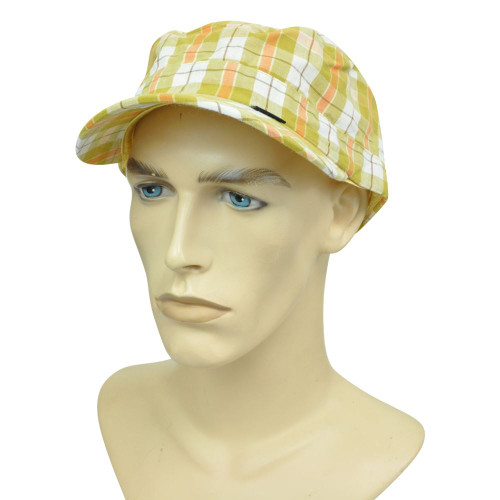 Peter Grimm Plaid Fatigue Military Style Cadet Fitted Small Hat Cap Slouch Relax
