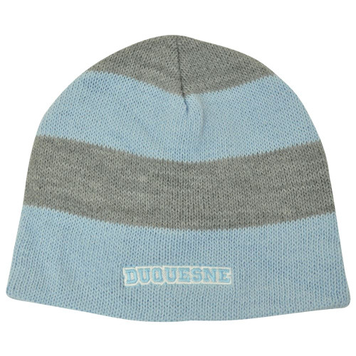 NCAA American Needle Women Ladies Duquesne Dukes Stripe Cuffless Knit Beanie Hat