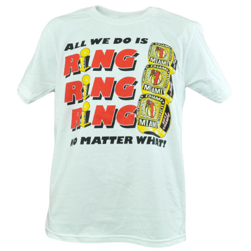 NBA All We Do Is Ring No Matter What Miami Heat 3 Time Champions Tshirt