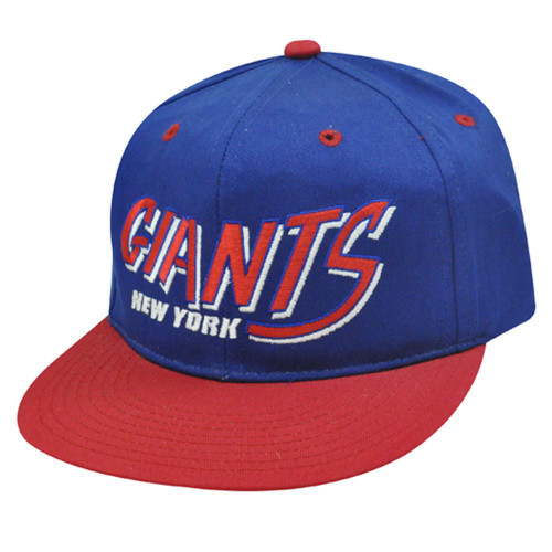 NFL NEW YORK GIANTS BLUE OLD SCHOOL SNAPBACK CAP HAT