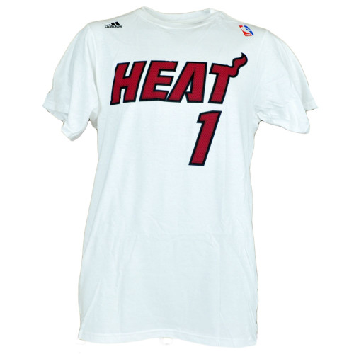 NBA Nike Miami Heat Basketball Chris Bosh #1 Black Replica Jersey