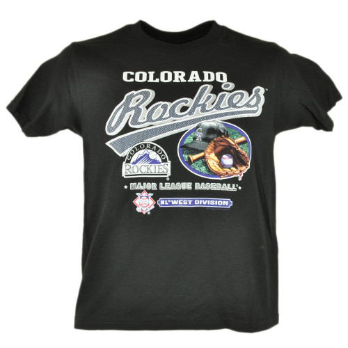 MLB Genuine Merchandise Colorado Rockies West Division Youth Tshirt Tee