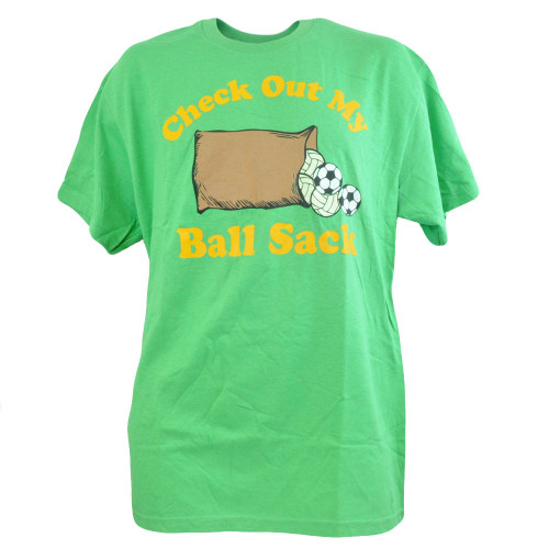 Check Out My Ball Sack Novelty Humor Tshirt Shirt Tee Men Adult Funny
