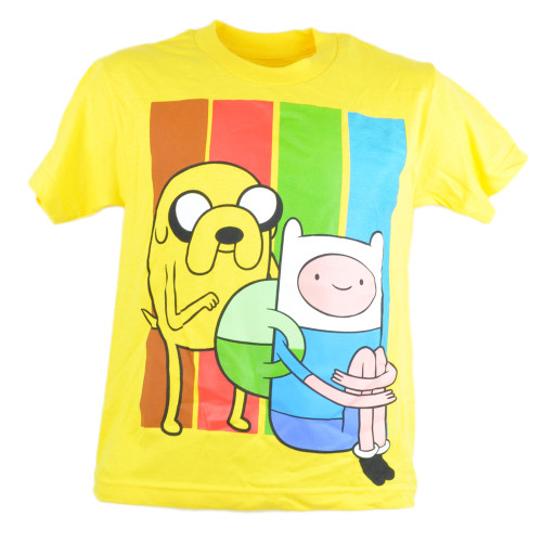 Adventure Time Jake And Finn Cartoon Network TV Series Youth Tshirt Tee