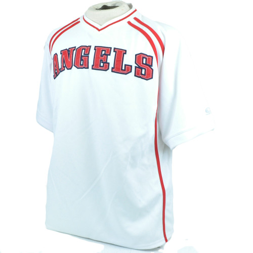 MLB LA Los Angeles Angels Lightweight Baseball Jersey True Fan Licensed Large LG