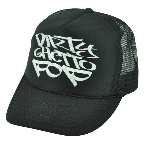 Dirty Ghetto Pop Graffiti Humor Funny Black Mesh Trucker Foam Snapback Hat Cap 