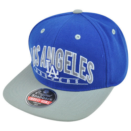 MLB American Needle LA Los Angeles Dodgers Archer Snapback Baseball Hat Cap