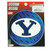 NCAA Brigham Young Cougars Round Decal Sticker Blue Fan Sport Novelty BYU 4X4