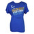 MLB Kansas City Royals KC Womens Ladies Blue Tshirt Tee Short Sleeve Cotton 