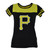 MLB Pittsburgh Pirates Black Yellow Small Tshirt Tee Womens Petite Ladies Sports