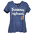 NCAA Kansas Jayhawks V Neck Medium Tshirt Tee Short Sleeve Womens Blue Sports   