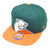 NCAA Zephyr Miami Hurricanes Canes Peek Snapback Flat Bill Hat Cap Green Kids 