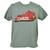 NCAA Louisville Cardinals Tshirt Tee Mens Gray Grey Go Cards State Map Logo 