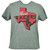 NCAA Texas Tech Red Raiders Gray Tshirt Tee Mens Short Sleeve State Map Logo