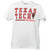 NCAA Texas Tech Red Raiders White Underline Logo Mens Tshirt Tee Short Sleeve 