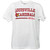 NCAA Louisville Cardinals White Underline Logo Mens Tshirt Tee Short Sleeve 