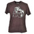 NCAA Mississippi State Bulldogs Burgundy Tshirt Tee Mens Adult Short Sleeve Sport