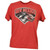NCAA New Mexico Lobos Red Distressed Logo Tshirt Tee Mens Short Sleeve Crew Neck