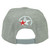 Power Star Branding Logo PBS Flat Bill Snapback Hat Cap Gray Headgear Sports 