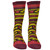 Harry Potter Muggle Striped Red Burgundy Long Socks Size 6 -12 Movie Character 