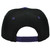 Black Purple Snapback Hat Cap Plain Blank Classic Adjustable Flat Bill Solid 