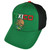 Mexico Mexican Flag Country Green Black  Hat Cap Adjustable Two Tone Gorra