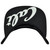 California Republic Cali White Bears Logo Solid Black Snapback Flat Bill Hat Cap