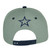 Star Flat Bill Snapback Hat Cap Adjustable Striped Fashion 2Tone Gray Navy Blue