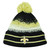 NFL New Era Spec Blend New Orleans Saint Cuffed Pom Pom Knit Beanie Hat Toque