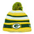 NFL New Era Super Bowl II Sport Knit Green Bay Packers Knit Beanie Striped Hat