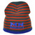 Minnesota State USA America Striped Gray Orange Blue Knit Beanie Cuffless Hat 