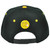 Emoji Hungry Face Emoticons Text Symbol Snapback Hat Cap Flat Bill Black Food 