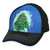 Marijuana Weed Nug Leaf Ganja Sublimated Hat Cap Purple Black Adjustable Herbs