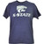 NCAA Kansas State Wildcats Purple Tshirt Tee Mens Adult Sports Short Sleeve 