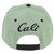 Cali California Republic 3D Snapback Flat Bill Hat Cap Two Tone Heather Black