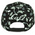 Cali California All Over Paint Splattered Hat Cap Cotton Snapback White Black